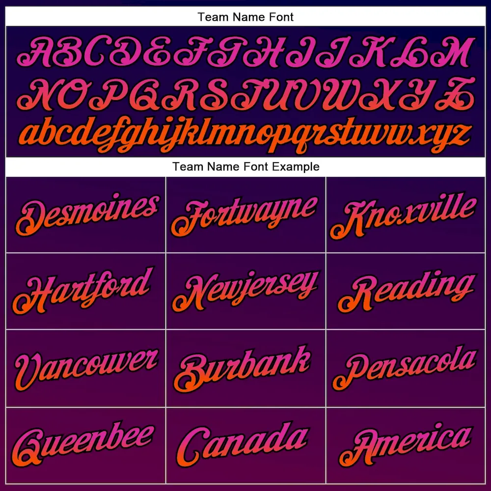 Custom Stitched Purple Deep Pink Orange-Black 3D Halloween Sports Pullover Sweatshirt Hoodie - Image 3