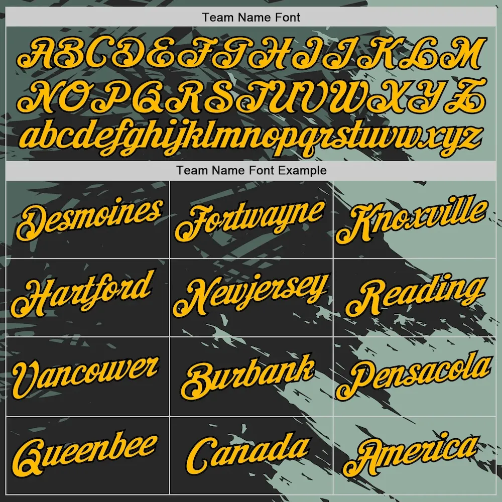 Custom Black Gold 3D Esports Performance T-Shirt - Image 3