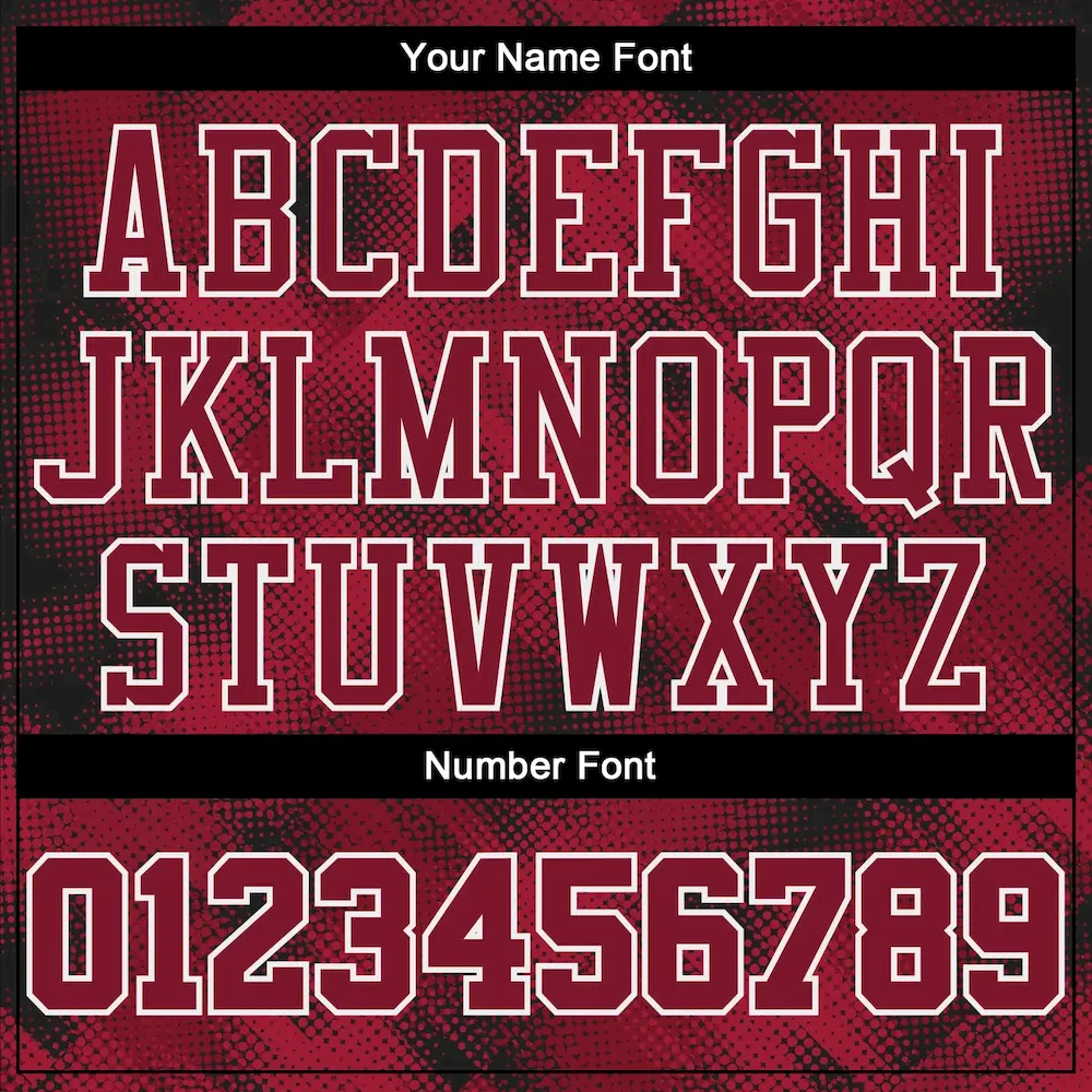 Custom Crimson Crimson-Black Round Neck Sublimation Basketball Suit Jersey - Image 4