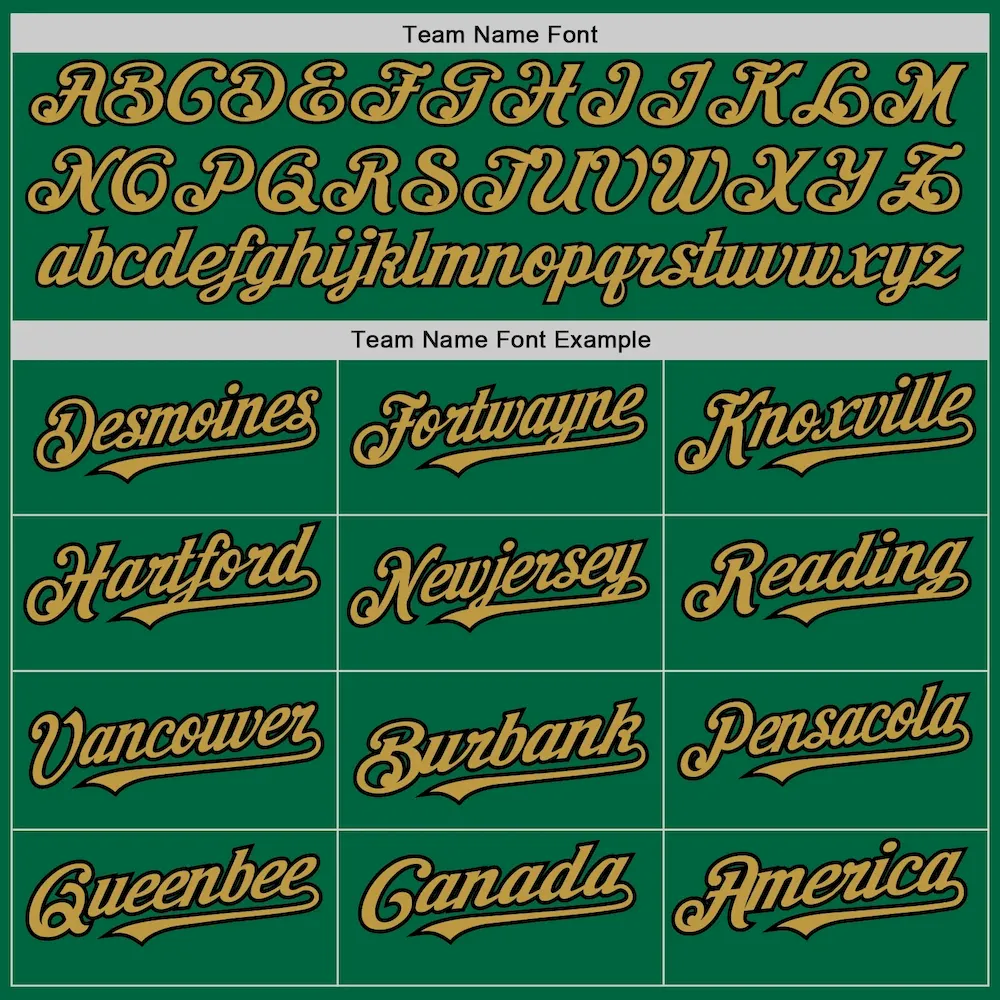 Custom Kelly Green Pinstripe Old Gold-Black Authentic Fade Fashion Baseball Jersey - Image 5