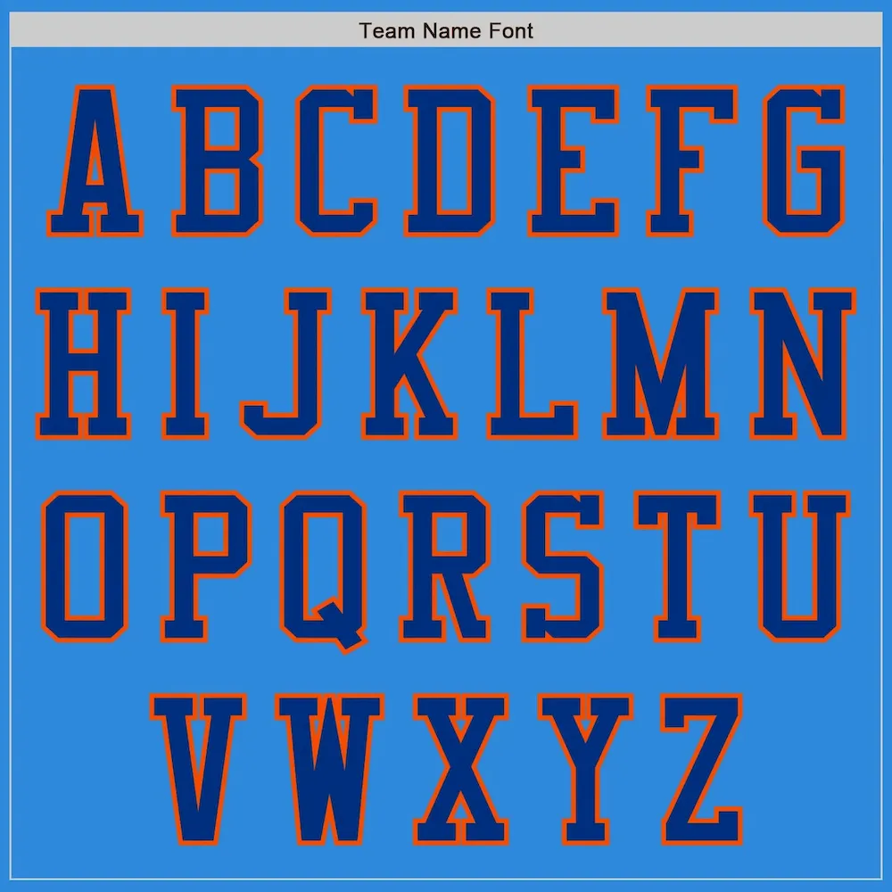 Custom Powder Blue Orange-Royal Bomber Varsity Letterman Two Tone Zipper Jacket - Image 4