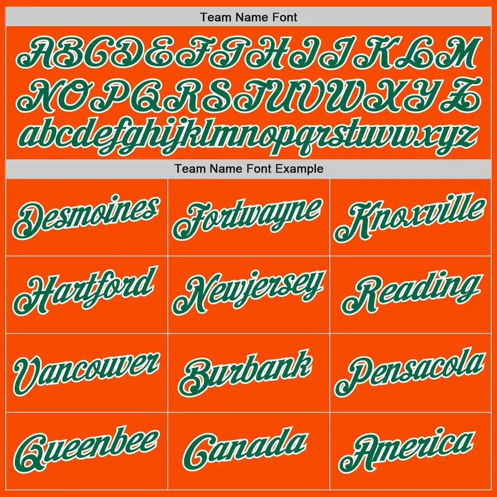 Custom Orange Kelly Green-White Authentic Throwback Basketball Jersey - Image 5