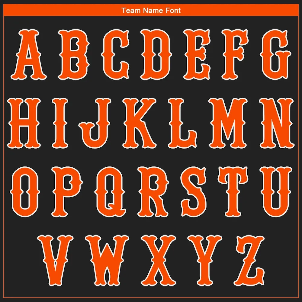 Custom Black Orange-White Authentic Baseball Jersey - Image 5